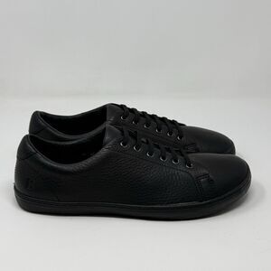 Birchbury Bramfords Minimalist Barefoot Sneakers Mens 11 Black Leather Shoes